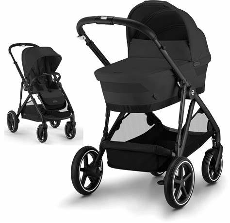 Carucior nou nascut 2 in 1 Cybex Gazelle S Moon Black